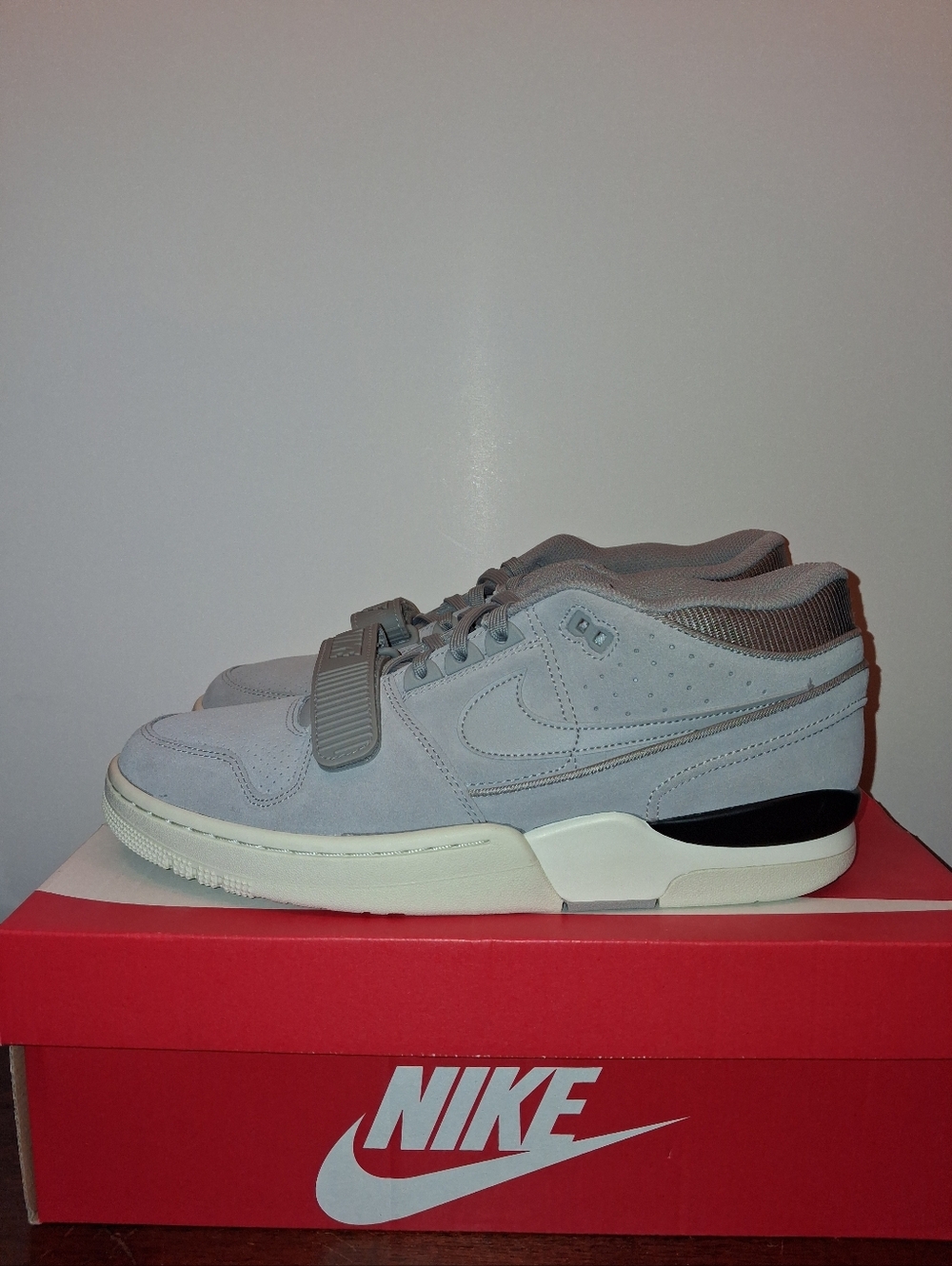 SIZE 11.5M - NIKE AIR ALPHA FORCE 88 , MEDIUM GREY. BRAND NEW WITH BOX.